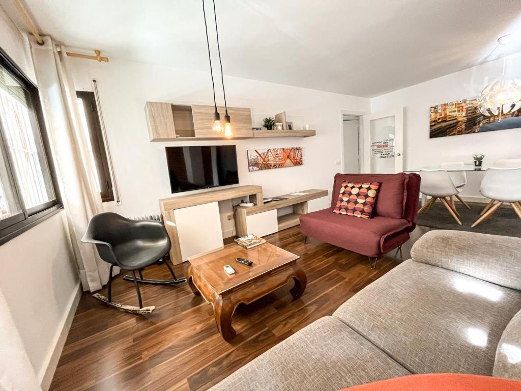 Apartamento Para 4 Con Terraza En El Centro Girona Eksteriør billede