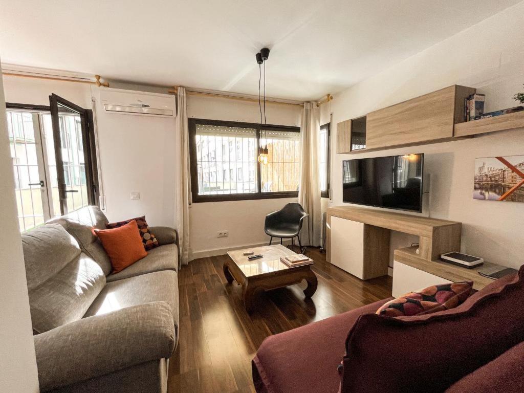 Apartamento Para 4 Con Terraza En El Centro Girona Eksteriør billede